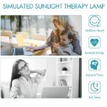 Fitfirst Light Lamp, 15000 Lux Simulated Sunlight, 3 Color Temperature, 4 Brightness Levels, 15-60min Adjustable Timer, 180° Rotatable Stand, Touch Control LED Lamp for Indoor
